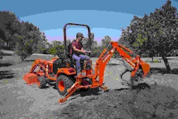 Kubota introduces its new BX80-Series with four models, including the BX23S, a standard equipped loader-backhoe unit. Photo: Kubota
