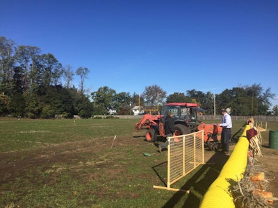 Project EverGreen helped renovate a damaged football field in Hazlet, New Jersey. Photo: Project EverGreen