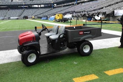 Toro has worked with the NFL on Super Bowl field preparation since the championship began in 1967. Photo: Toro