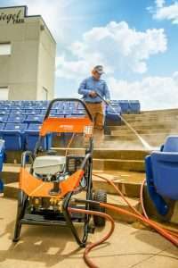 STIHL says three of its four new pressure washers are powerful enough for commercial users. Photo: STIHL