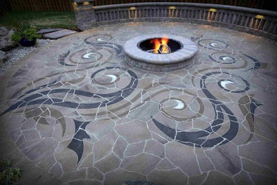 Paver Designs LLC used a combination of Belgard and Techniseal products. Photo: ICPI