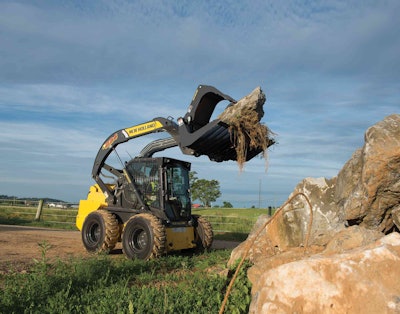 The L234’s patented Super Boom technology delivers superior reach and height Photo: New Holland