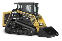 ASV’s RT-75 Posi-Track compact track loader boasts high ground clearance, low ground pressure and superior traction for a variety of conditions, from fragile turf, mud and wet ground to slopes, ice and snow. Photo: ASV LLC