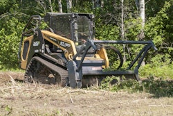 ASV says its new RT-120 ‘Forestry’ Posi-Track CTL efficiently handles tasks such as mulching and brush cutting while working in mud or snow. Photo: ASV LLC