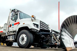 Caltrans Modified SnowPlow Parked in Lot