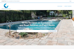 Contractors Customer's Company Home Page Featuring a Backyard Swimming Pool
