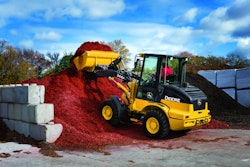 The John Deere 244K-II has a 70-horsepower engine to provide force needed. Photo: John Deere