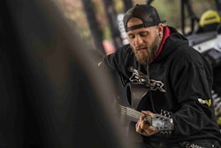 Country artist Brantley Gilbert joined the families in a day of off-roading and later performed for the group.
