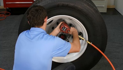 Accuride Video Showing Man Putting Air in a Tire