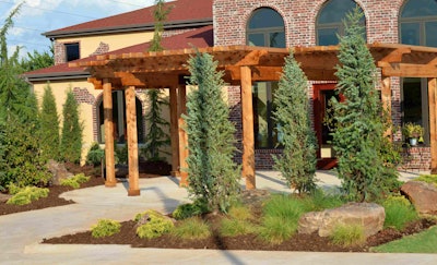 The Garza brothers love to show off The Montellano Event Center’s landscaping, but a water scheduling snafu complicated an otherwise ideal commercial project. Photo: Garza’s Green Grass