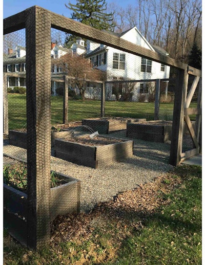 DeerBusters fences are designed so that the material seems to disappear. Photo: David Becker