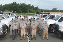 Right now, Driven Landscapes’s crews are still cleaning clients’ gutters and removing leaves. Photo: Driven Landscapes
