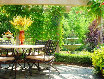 Gloomy, cold winter days will have customers eager to have a warm, bright space to enjoy in the spring and summer. Photo: Heritage Oaks Landscaping