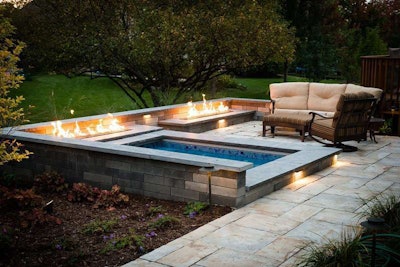 Bruss Landscaping, which serves the western suburbs of Chicago, can point to many years of hardscape construction experience, including projects like this one. Photo: Bruss Landscaping Inc.