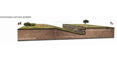 A ha-ha would create a barrier without obstructing the view. Photo: DOMO Architecture + Design