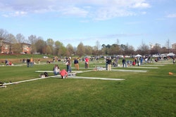 Students worked on assembling an irrigation system during NCLC last year. Photo: Jill Odom