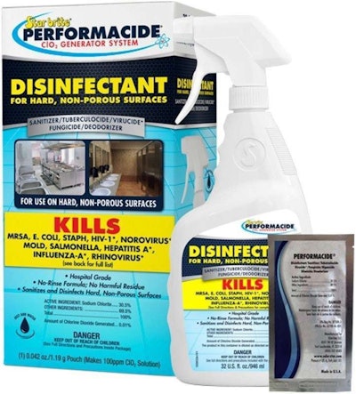 PERFORMACIDE Hard Surface Disinfectant is distributed to more than 1,500 indoor and outdoor garden and horticulture retailers by Sunlight Supply Inc.
