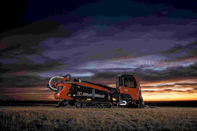 The JT40 features several pending patents to optimize drilling productivity and operator comfort. Photo: Ditch Witch