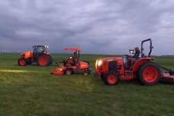 Precision guidance technology is now available at select dealerships for Kubota M, L and B-Series tractors, F-Series mowers, and utility vehicles through Kubota’s new alliance with Smart Path Systems. Photo: Business Wire