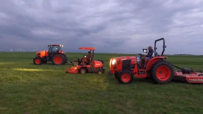 Precision guidance technology is now available at select dealerships for Kubota M, L and B-Series tractors, F-Series mowers, and utility vehicles through Kubota’s new alliance with Smart Path Systems. Photo: Business Wire