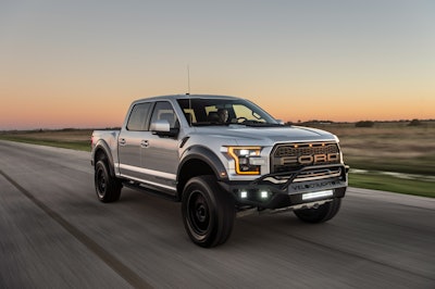 2017 Ford VelociRaptor on Highway