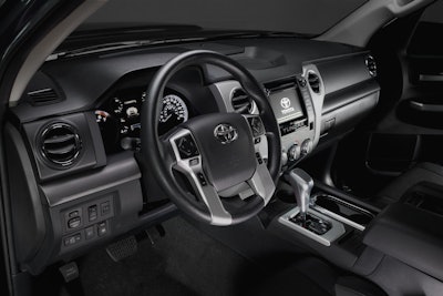 The Interior of the 2018 Toyota Tundra