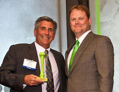 Brent Goodman was awarded the Top HDD Guidance System Salesman Award. Photo: Ditch Witch