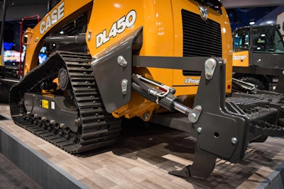 Back Side of CASE Compact Dozer