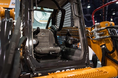 Interior of CASE Compact Dozer Loader