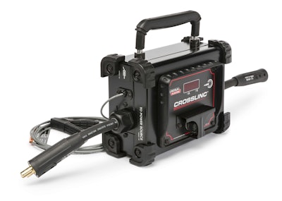 CrossLinc Remote allows for remote control of the welder output without the need for an an additional control cable. Photo: Lincoln Electric
