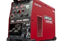 The Flextec 650X is capable of gouging with up to a ½ inch (12.7 mm) carbon. Photo: Lincoln Electric