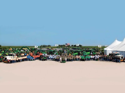 Everglades Farm Equipment was honored for this achievement by John Deere in November. Since 2013, Everglades Farm Equipment says it has strived to meet the 1,000-unit sales mark goal, and it aims to exceed that goal again in 2017. Photo: John Deere