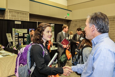 Companies looking for passionate horticulture and landscaping students attended the Career Fair during NCLC. Photo: Philippe Nobile