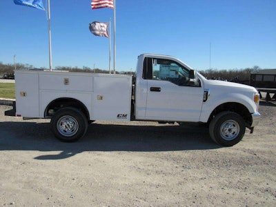 CM Truck Body now offers aluminum and steel service bodies. Photo: CM Truck Beds