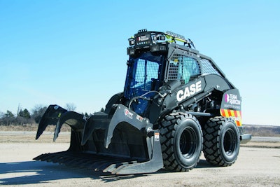 The Team Rubicon Disaster Response SV340 will be on display during the trade show next week. Photo: CASE Construction Equipment