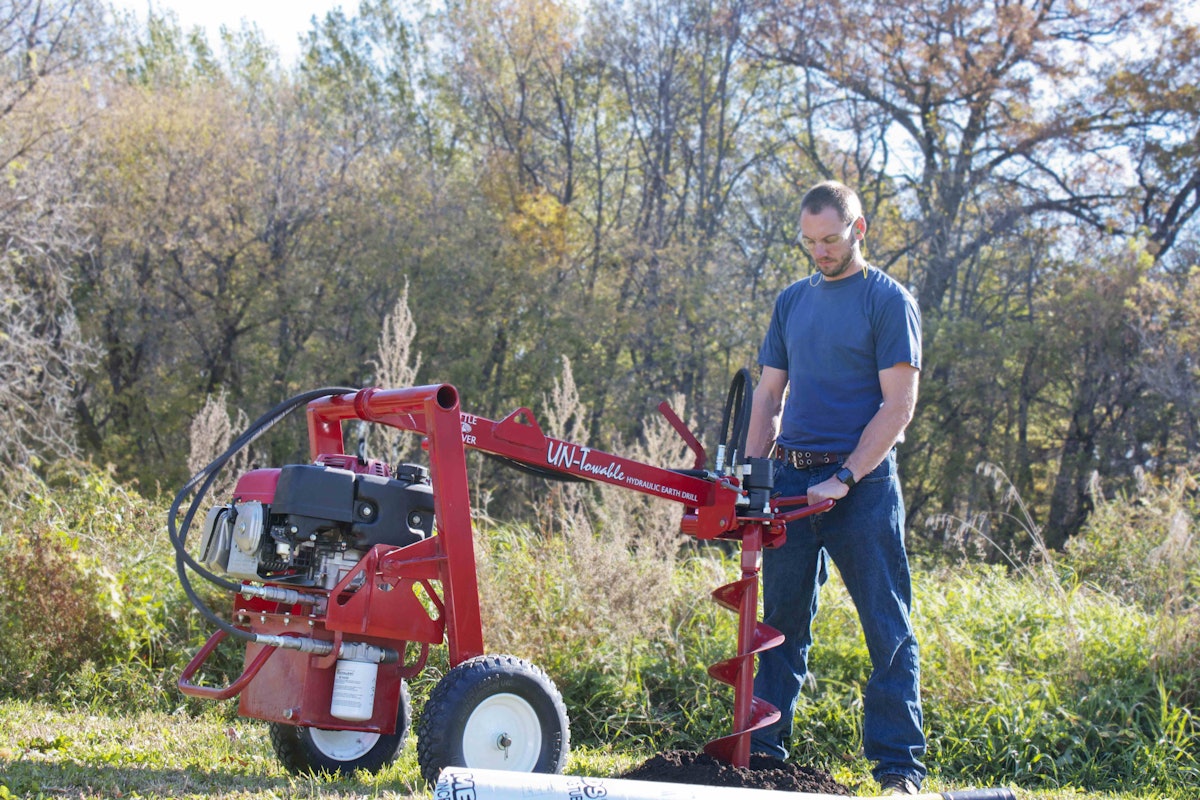 Little beaver store hydraulic auger