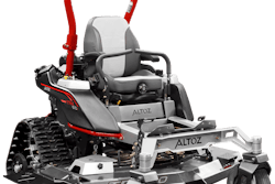 Altoz’s TRX zero-turn mower comes with two type and two deck size choices. Photo: Altoz