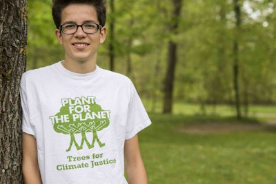 Felix Finkbeiner’s catch phrase for Plant-for-the-Planet is “Stop talking. Start planting.” Photo: David Bolley/Plant-for-the-Planet/Flickr