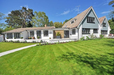 Front Lawn of Beautiful Home