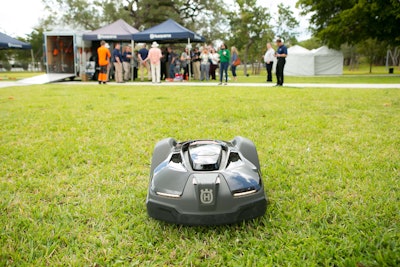 The Automower has collision and lift sensors to help increase safety. Photo: Husqvarna