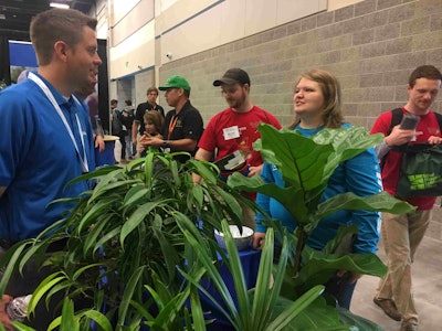 Students met with various major landscaping companies such as BrightView, Gachina Landscape Management and more. Photo: Jill Odom