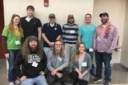 Pictured are front row from left to right Josh Lawson, Colton Estey and Whitney Woodward. In the back row from left to right are Corinne Brown, Andrew Waller, Norman Bolton, Josh Waldmeier, Jeff Rodger and Joel Rieker. Photo: Jill Odom