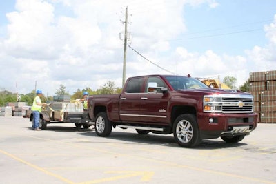 2017 chevy silvarado towing brick