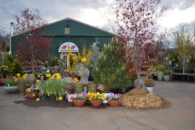 The Garden Center was lost in the flames but the company hopes to rebuild it. Photo: J&J Landscaping and Garden Center