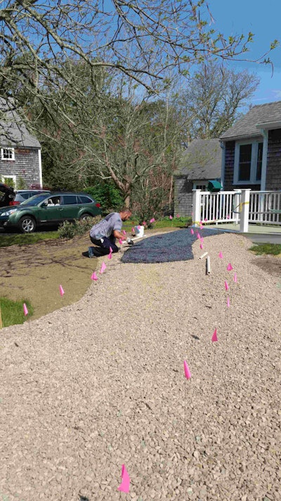 Land Escapes Design Studio install the Porous Pave. Photo: Porous Pave