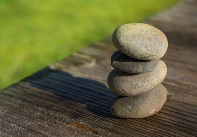 Stones Stacked on Top of Eachother