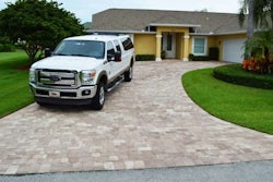 Techniseal recently introduced a product, DriBond, that transforms existing concrete surfaces into hardscapes in two days or less. Photo: Techniseal