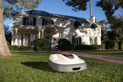 The Miimo uses a microcomputer, sensor and timer to provide unattended, automated grass cutting within a defined lawn area. Photo: Honda Power Equipment