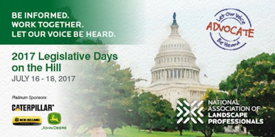 On July 16-18, the National Association of Landscape Professionals (NALP) will hold Legislative Days on the Hill. Photo: NALP