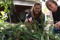 Pictured are Joy Grissom (left) and Gerry Moll (right) working at the Native Plant Rescue Squad. Photo: Native Plant Rescue Squad